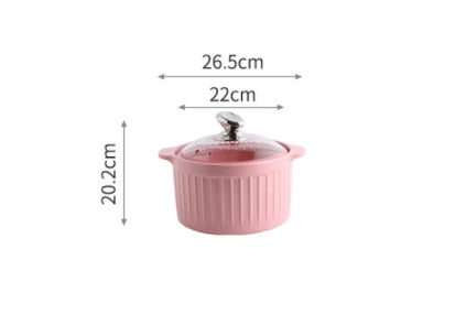 Flame High Temperature Resistant Large Capacity Household Casserole