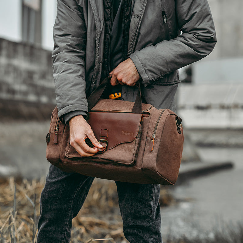 Multifunctional Messenger Bag for Men on Business Trip