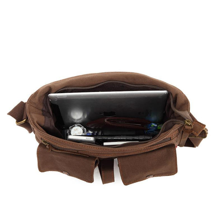 Shoulder Messenger Bag Men's Fashion Canvas Bag