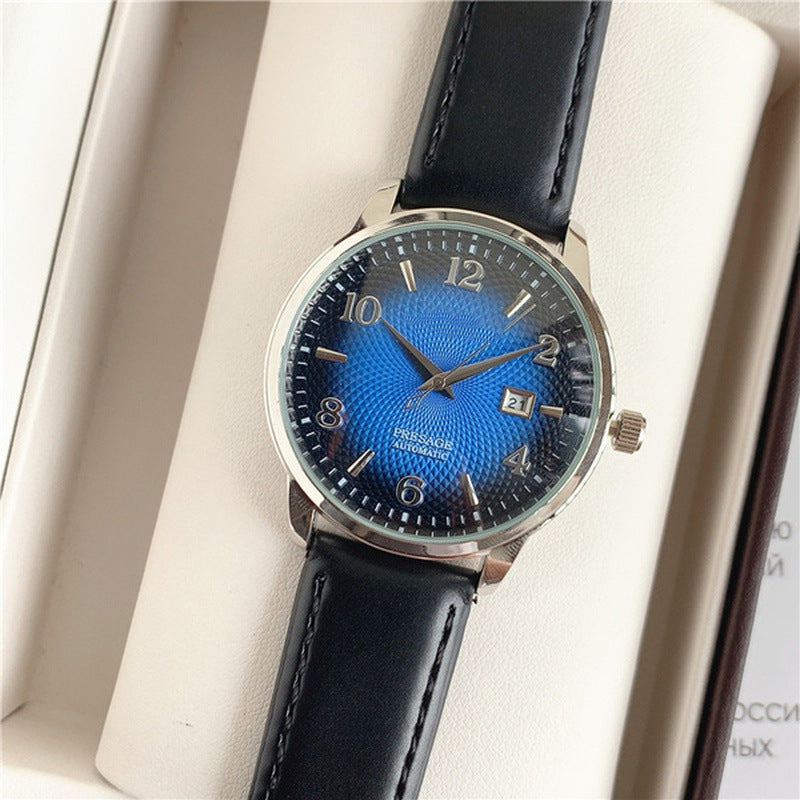 3-Pin Belt Calendar Watch