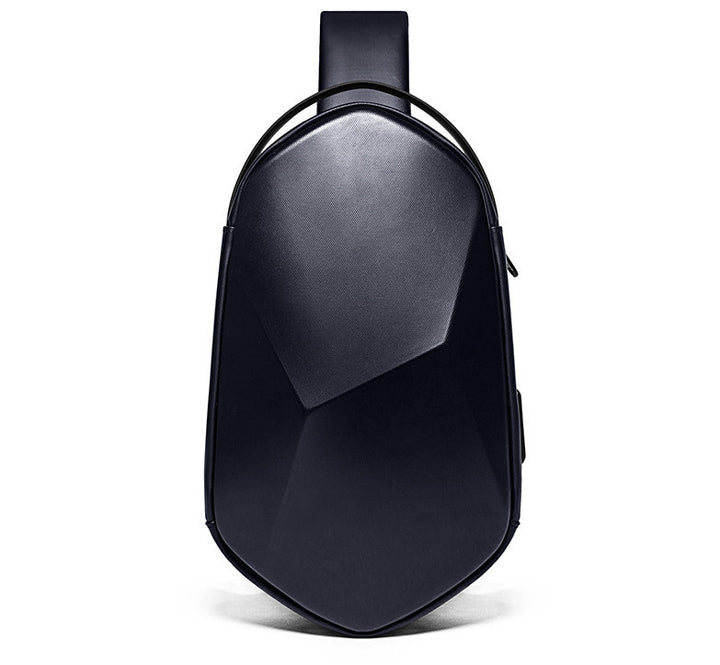 Men'S Diamond-Shaped Mechanical Hard Shell Bag