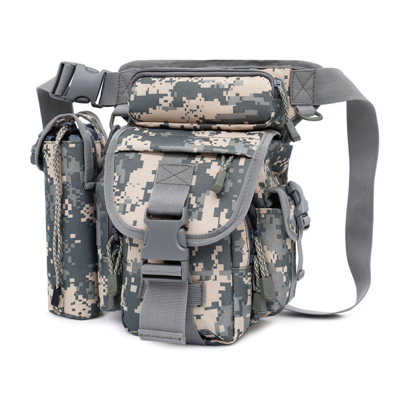 Cross Border Outdoor Luya Tactical Waist bag Camouflage Bag Tourism Cycling Fishing Bag Cross Span Single Shoulder Crossbody Catapult Leg Bag