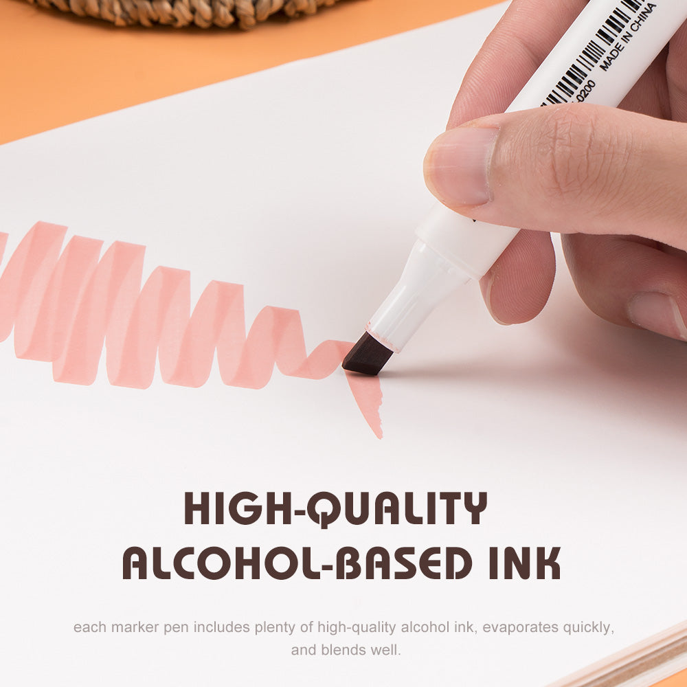 36 Skin Tone Alcohol Markers Set