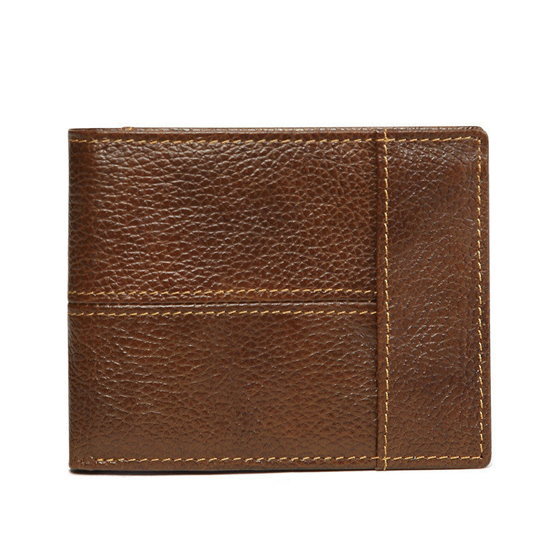 Multi-card leather men's wallet