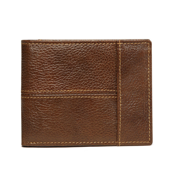 Multi-card leather men's wallet