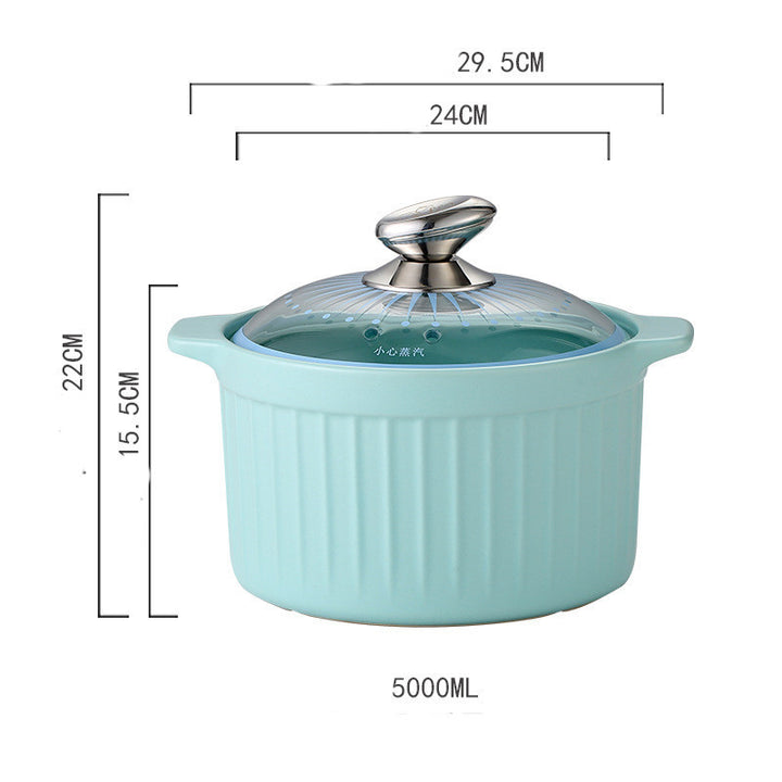 Flame High Temperature Resistant Large Capacity Household Casserole