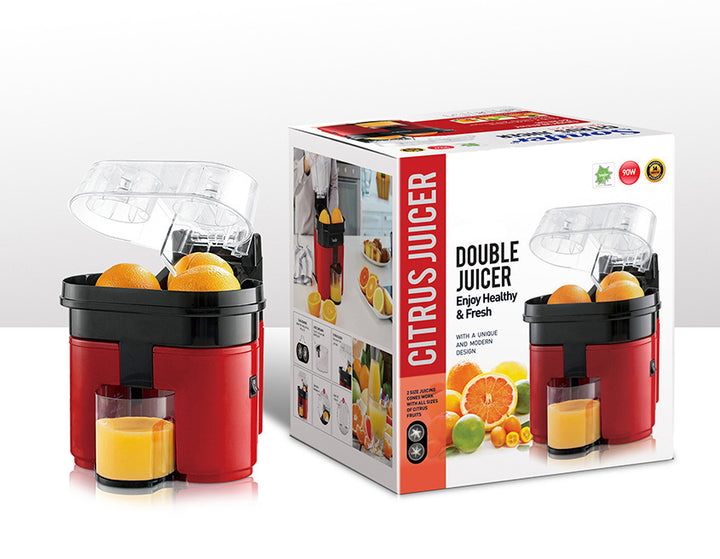 Two packed orange juice extractors