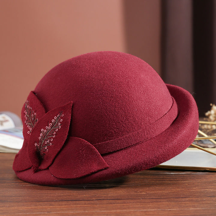 Women's Retro Beret Elegant Fur Felt Hat