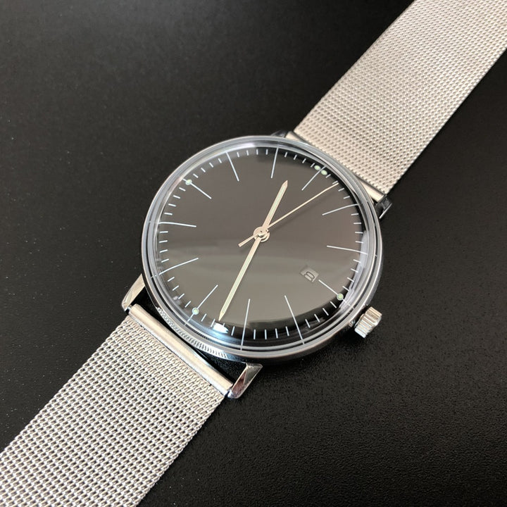 Quartz watch, wave mirror Watch