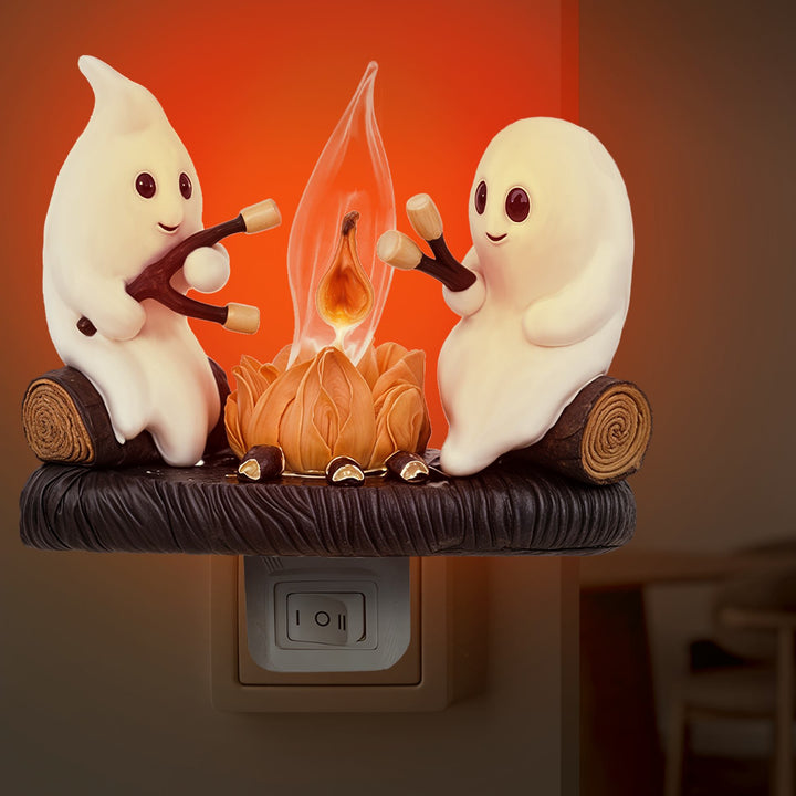 Halloween Ghost Campfire Night Light