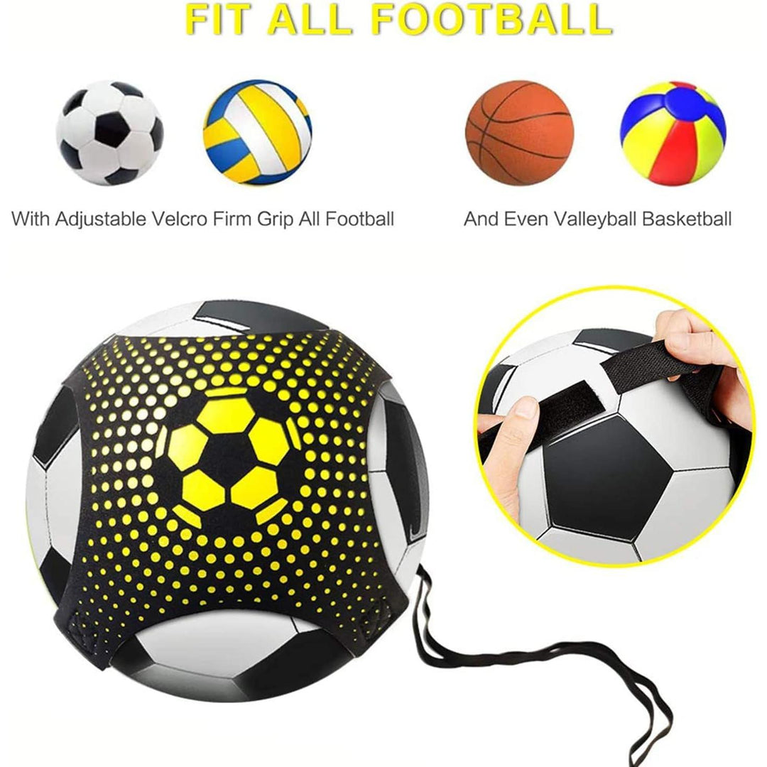 Soccer Training Solo Kick Practice Aid with Adjustable Waist Belt