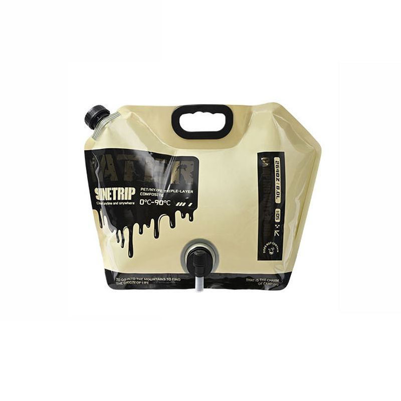 8L Folding Camping Water Bag with Faucet Tap