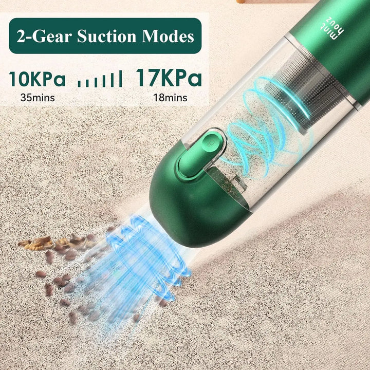 Powerful 17000 Pa Handheld Car Vacuum Cleaner