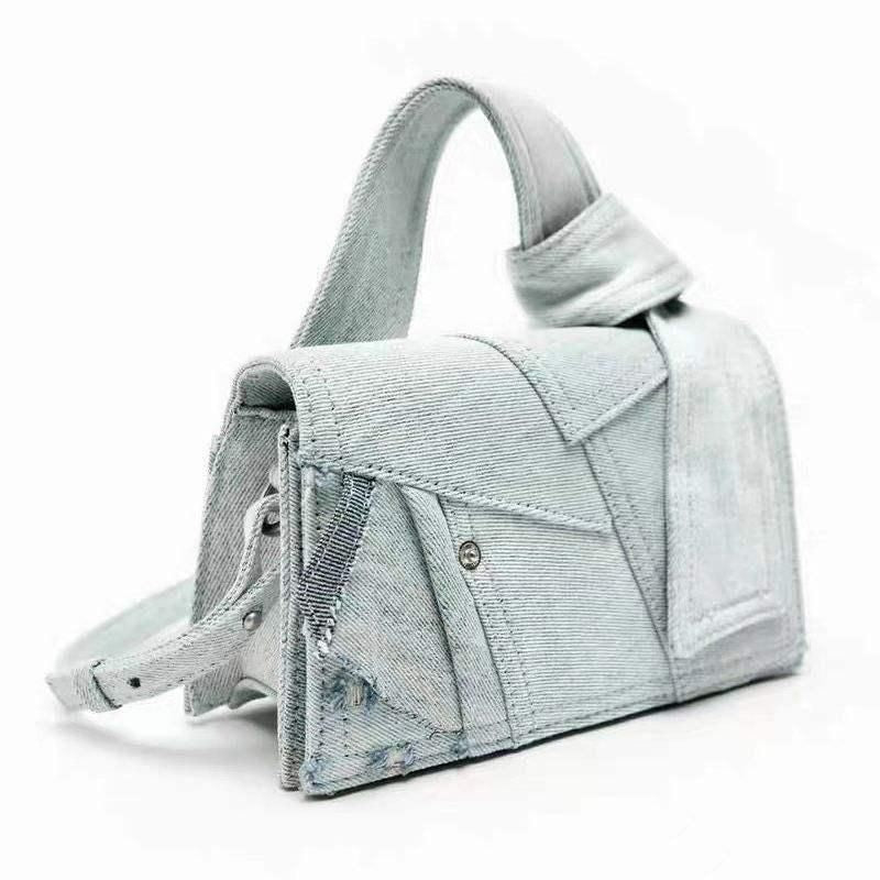 Chic Denim Crossbody Bag