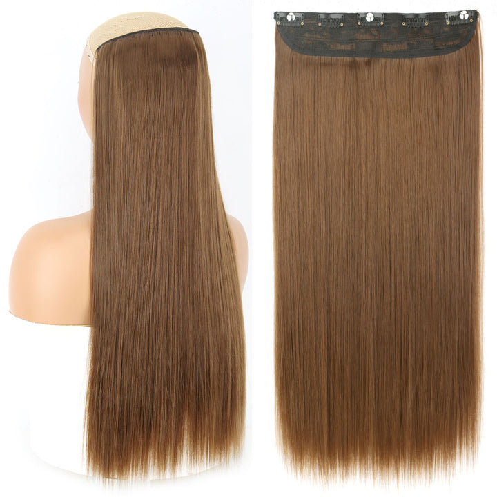 Synthetic Long Straight Hair Clips-in Extensions