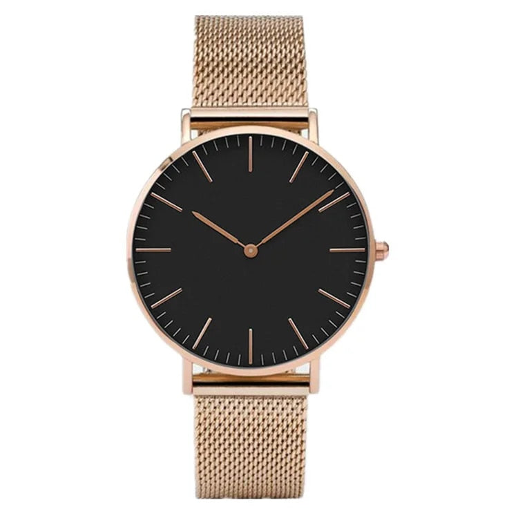 Luxury Rose Gold Women's Bracelet Watch - Elegant Timepiece