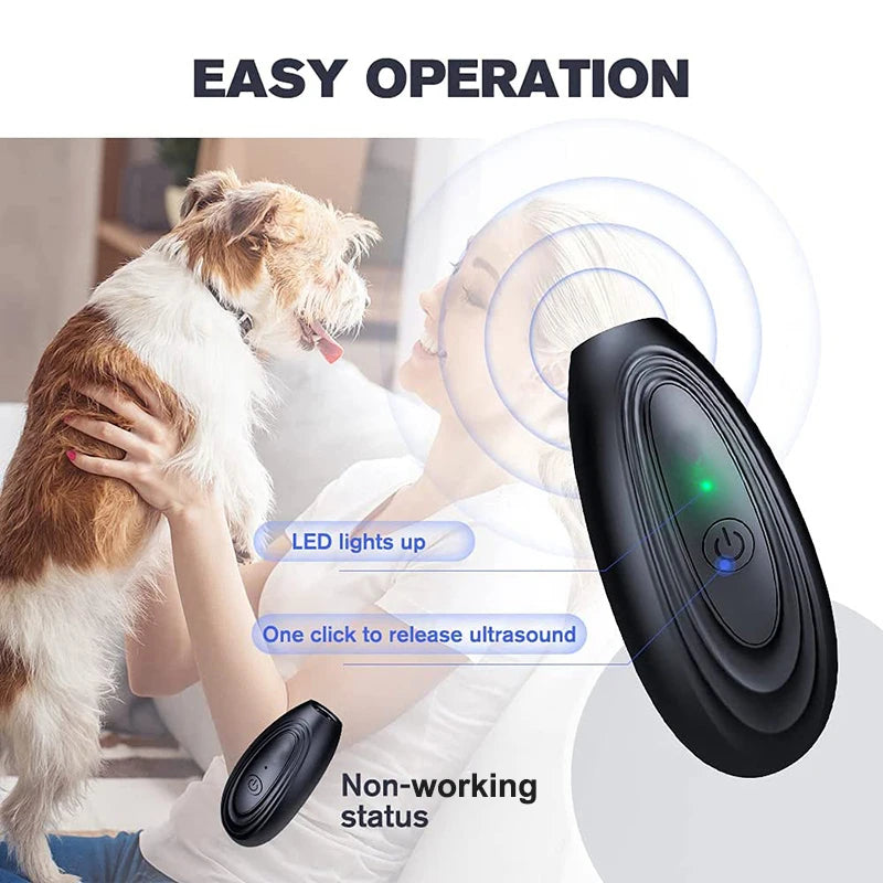 Rechargeable Dog Bark Control Device with Dual Frequency