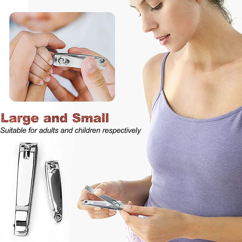 Stainless Steel Splash-Resistant Nail Clippers