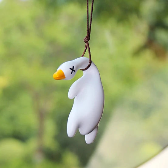 Funny Swinging Duck Car Ornament