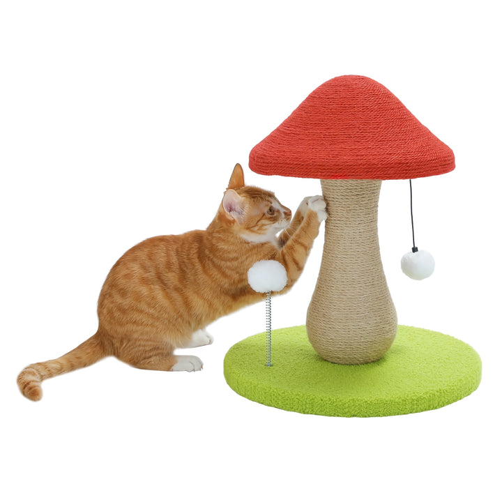 Cat Scratching Post with Natural Sisal Rope for Kittens