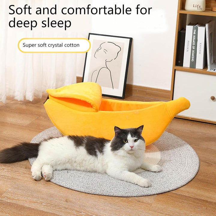 Cozy Winter Pet Bed for Cats and Small Dogs