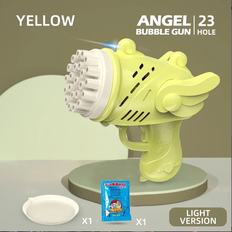 Automatic Angel Rocket Bubble Blower: Elevate Playtime to the Skies!