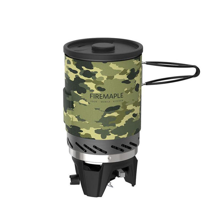 Camouflage Camping Gas Stove Cooking System