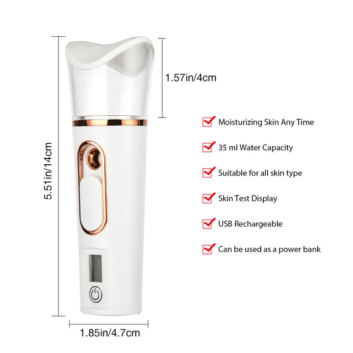 Rechargeable Mist Facial Sprayer and Nebulizer