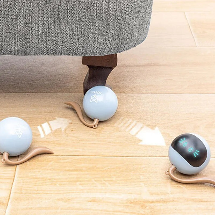 Interactive Cat Toy: Smart Moving Bouncing Ball for Indoor Cats