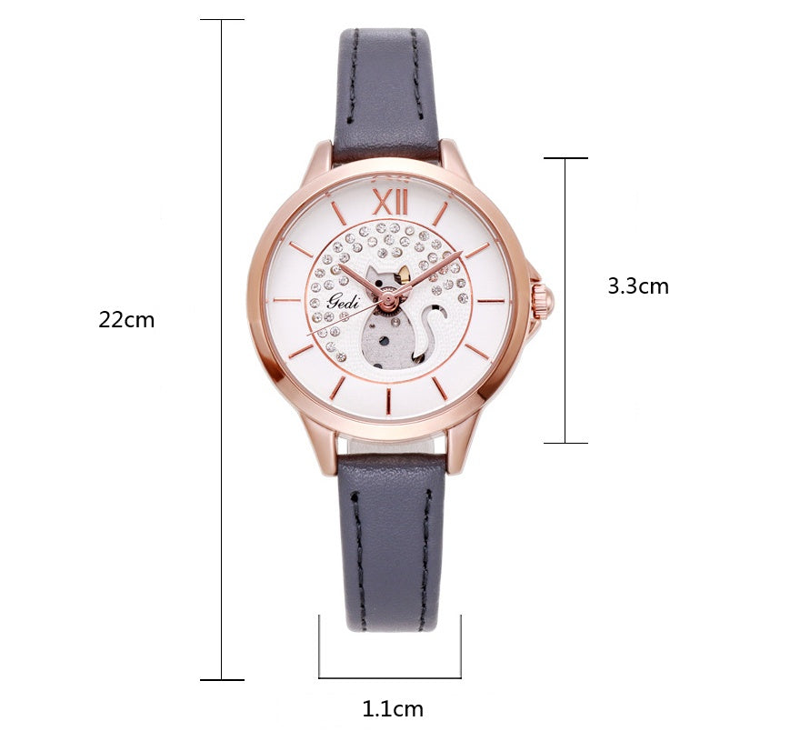 Girls' quartz wristwatch