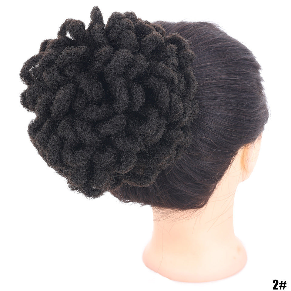 African Wig Bun Hair Bag Drawstring Dreadlocks Afro Hair Bag