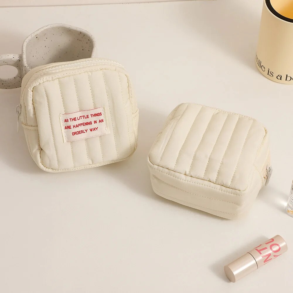 Compact Kawaii Cosmetic Case