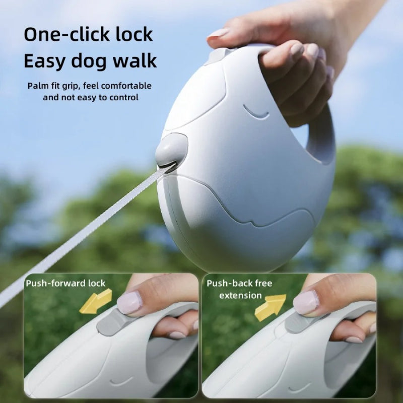 Retractable 3M & 5M Dog and Cat Leash for Small and Medium Pets