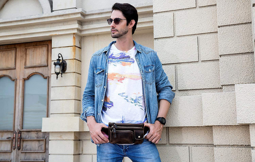 Men's Waist Bag Crossbody Bag