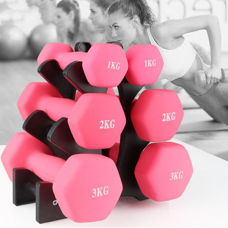 Fitness dumbbell rack