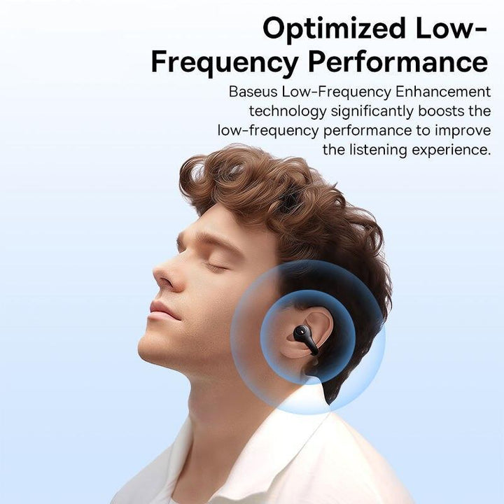 Wireless Ear Clip Earphones with Bluetooth 5.3 - HD Call & Noise Reduction