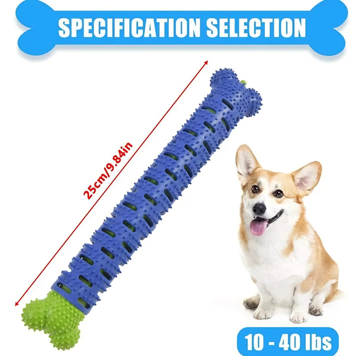 Silicone Bone Dog Molar Stick: Bite-Resistant Tooth Cleaning Toy