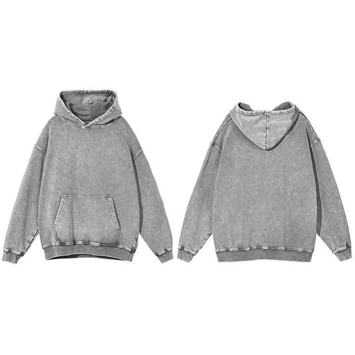 Vintage Washed Heavy Cotton Hoodie