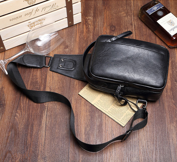 Factory Direct Sales Of 2021 New Men's Chest Package Korean Casual Lounge Single Shoulder Male Bag Slant Bag Tide Money Wholesale