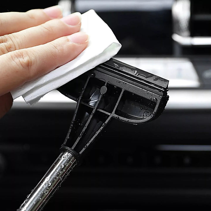 Telescopic Car Mirror Squeegee