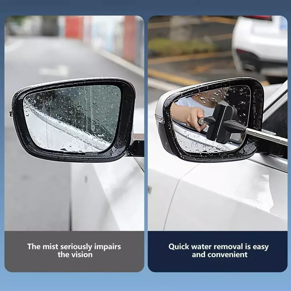 Telescopic Car Mirror Squeegee