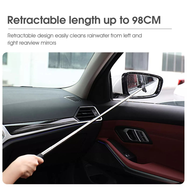 Telescopic Car Mirror Squeegee