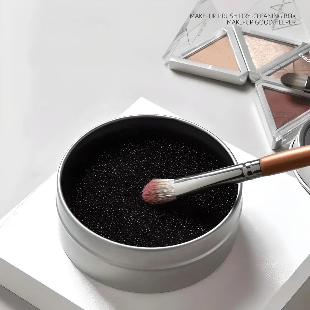 Quick Cleaning Eyeshadow Brush Sponge Box