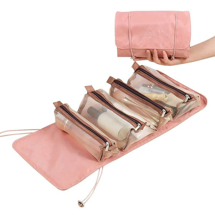 4-Piece Detachable Travel Makeup Bag Set