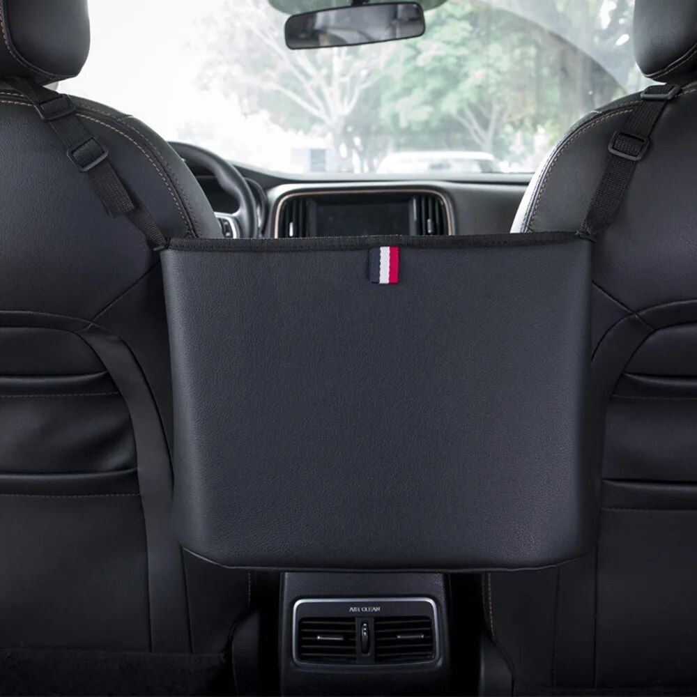 Deluxe Leather Car Seat Organizer