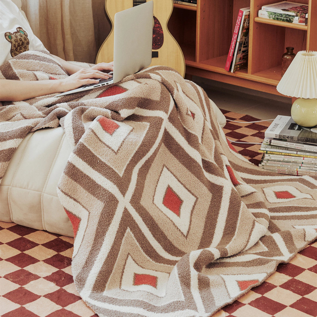 Endless Colorful Plaid Blanket