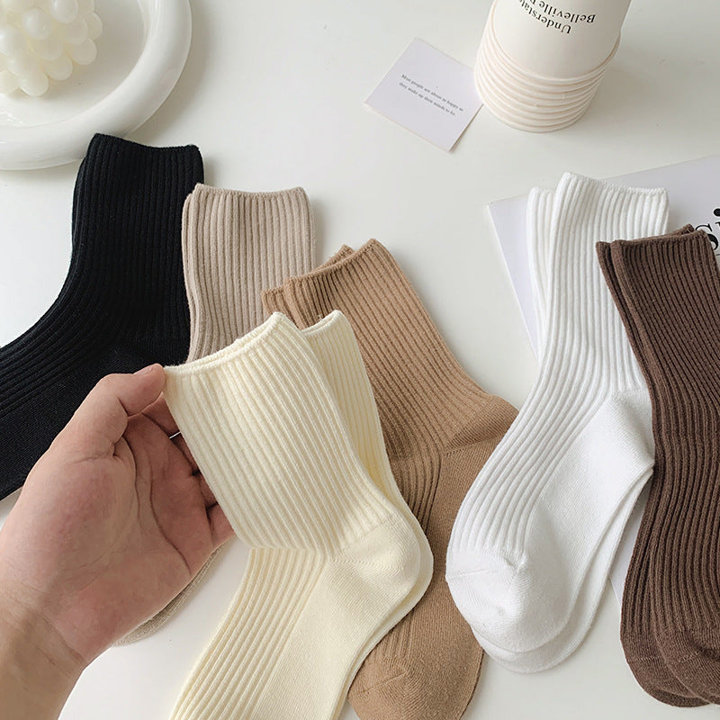 Retro Japanese Style Cotton Socks