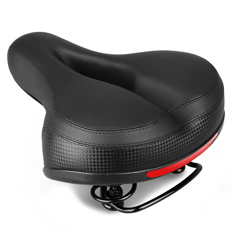 30X28X12Cm Extra Wide Bike Saddle Soft Comfort Bicycle Cushion with LED Light