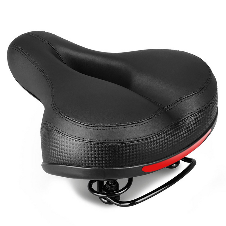 30X28X12Cm Extra Large Selle De Vélo Doux Confort Coussin De Vélo Avec Lumière LED