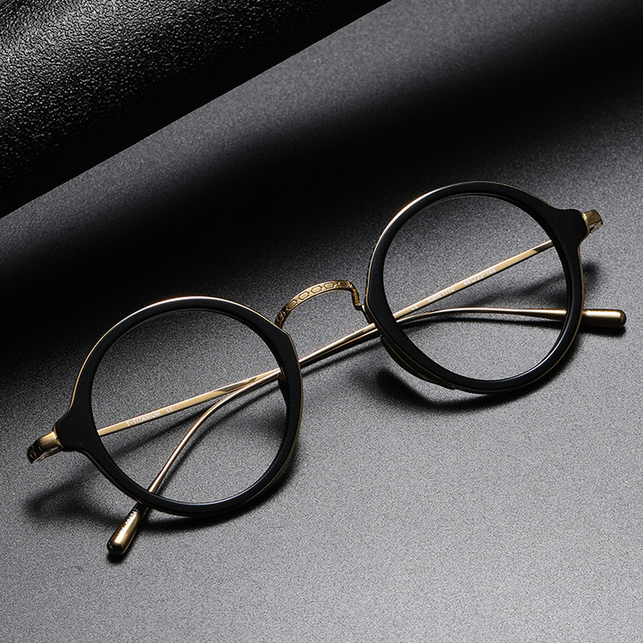 Retro round Frame Universal Myopia Glasses Frame